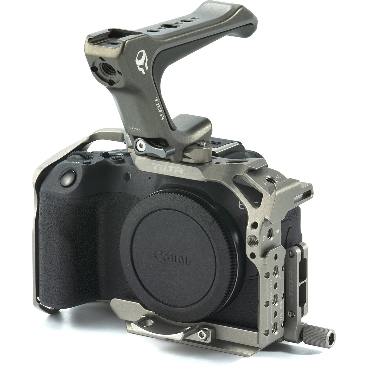 

Tilta Full Camera Cage Lightweight Kit for Canon R8, Titanium Gray