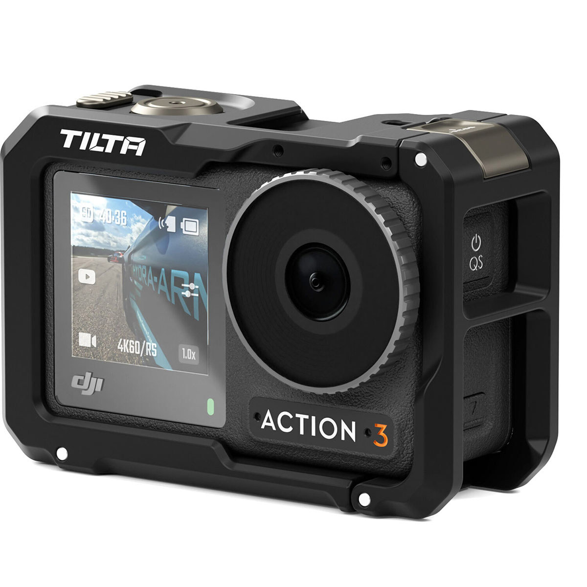 

Tilta Full Camera Cage for DJI Osmo Action 3 Camera, Black