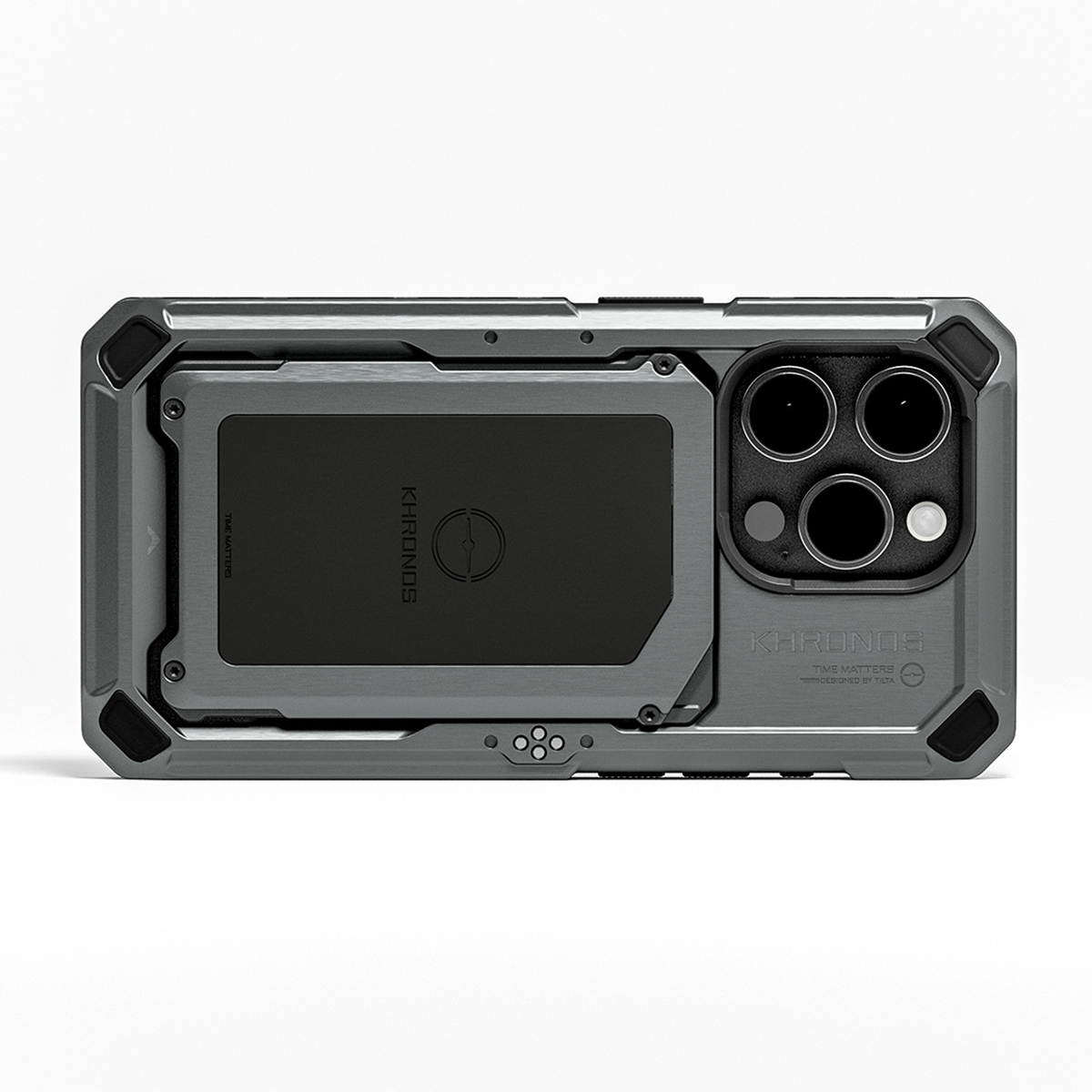 

Tilta Khronos Mobile Filmmaking Case for Apple iPhone 15 Pro Space Gray