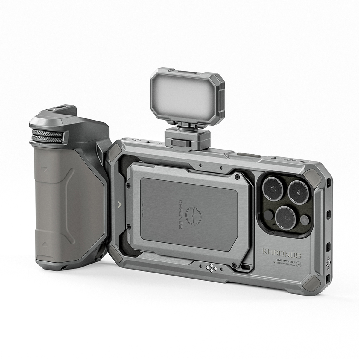 

Tilta Khronos Mobile Filmmaking Basic Kit for Apple iPhone 15 Pro Max Titanium White