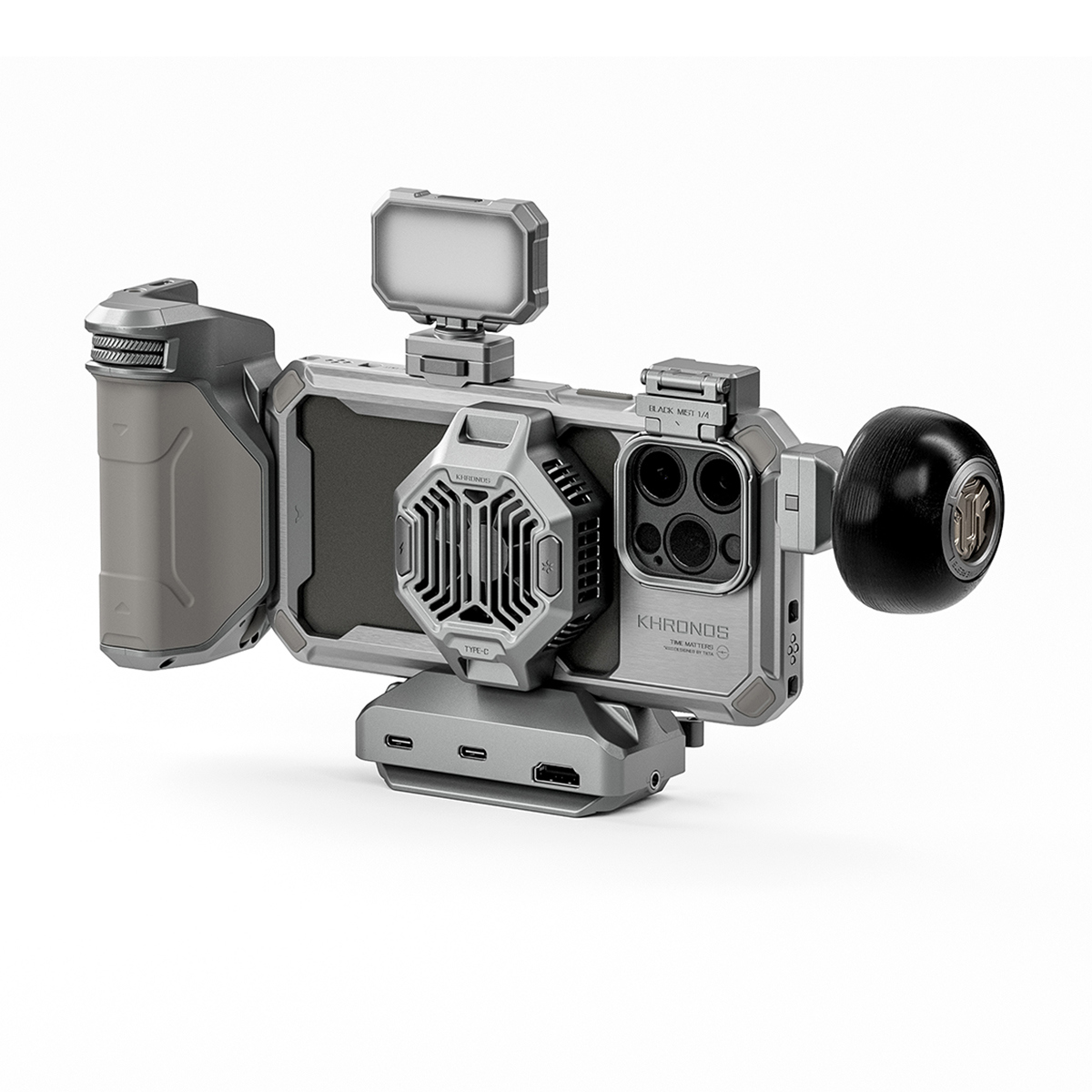 

Tilta Khronos Mobile Filmmaking Ultimate Kit for Apple iPhone 15 Pro Max Titanium White