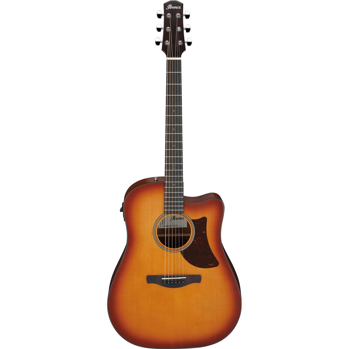 

Ibanez Advanced Acoustic AAD50CE Acoustic Electric Guitar, Light Brown Sunburst