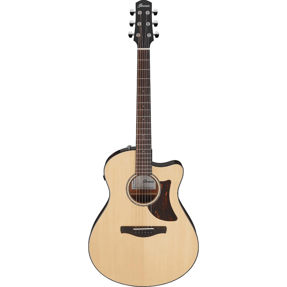 Photos - Acoustic Guitar Ibanez Advanced Acoustic AAM300CE Acoustic Electric Guitar, Natural High G 