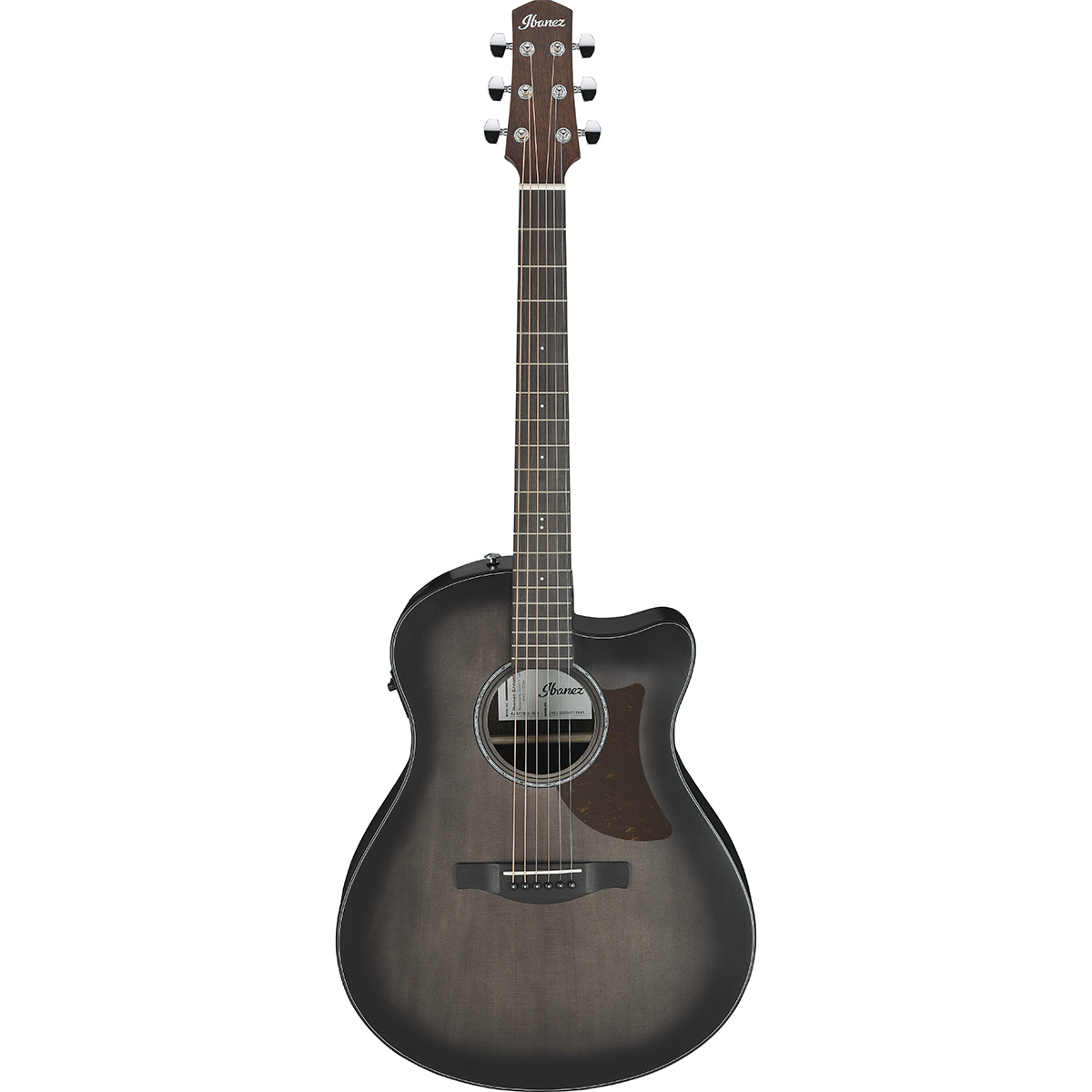 

Ibanez AAM70CE Acoustic Electric Guitar, Transparent Charcoal Burst/Natural