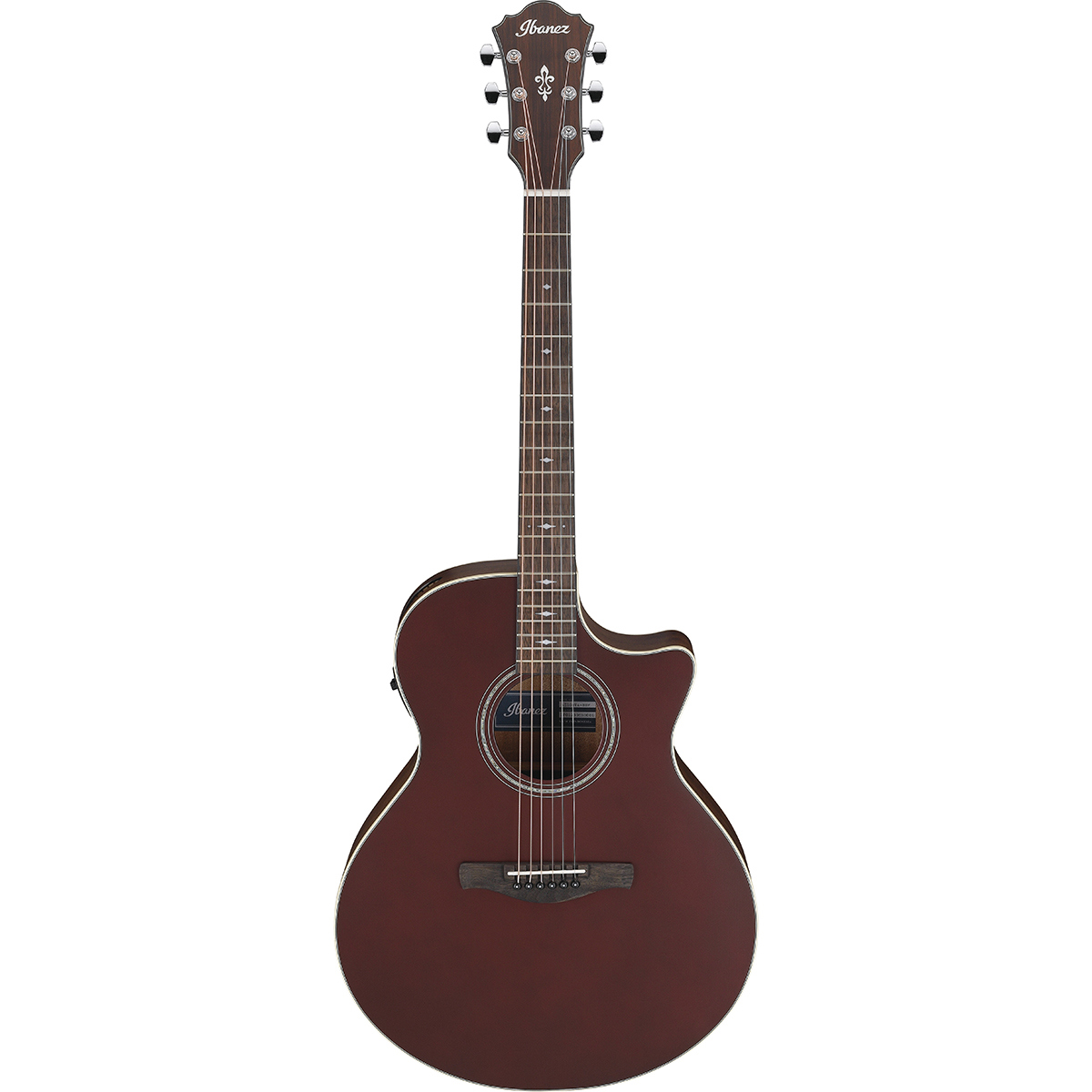 

Ibanez AE Series AE100 Acoustic Electric Guitar, Burgundy Flat