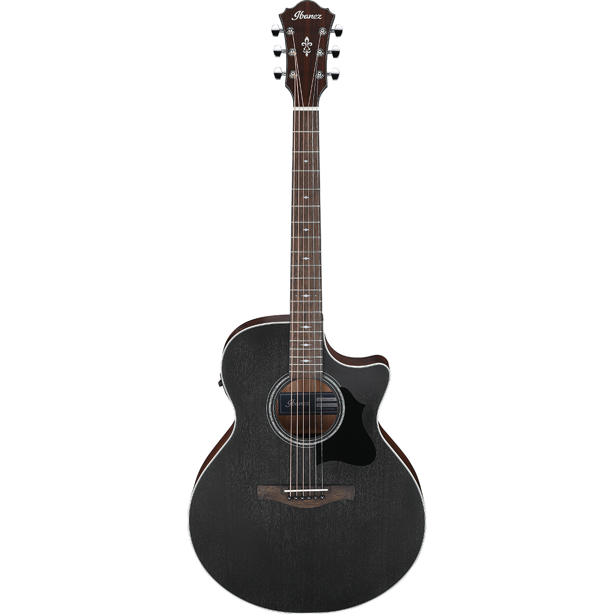 

Ibanez AE140 Acoustic Electric Guitar, Weathered Black Open Pore Top/Natural