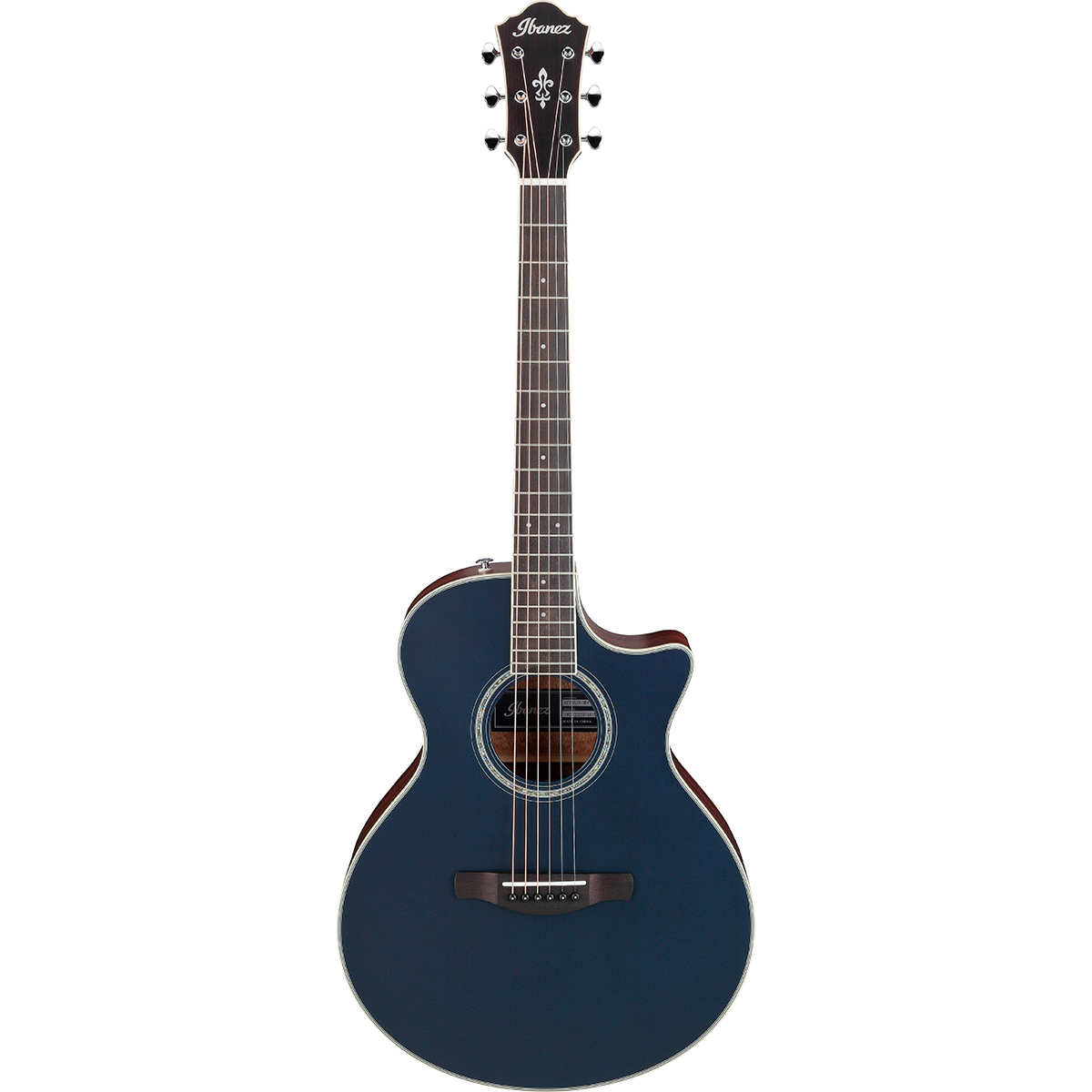 

Ibanez AE Series AE200JR Junior Acoustic Electric Guitar, Dark Tide Blue Flat