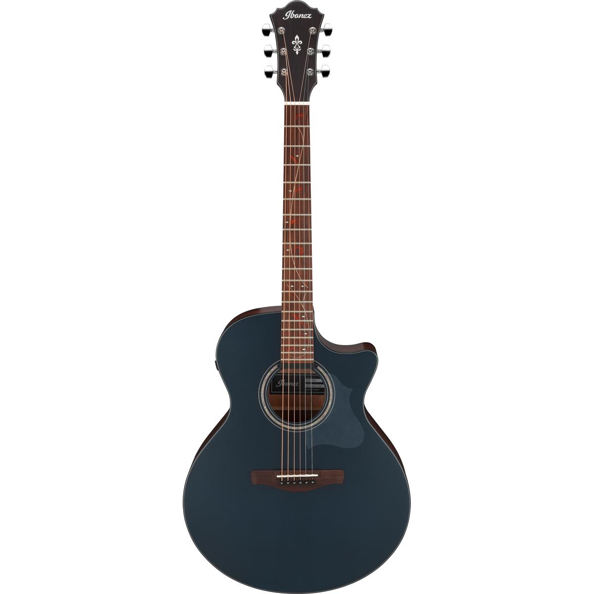 

Ibanez AE Series AE275 Acoustic Electric Guitar, Dark Tide Blue Flat