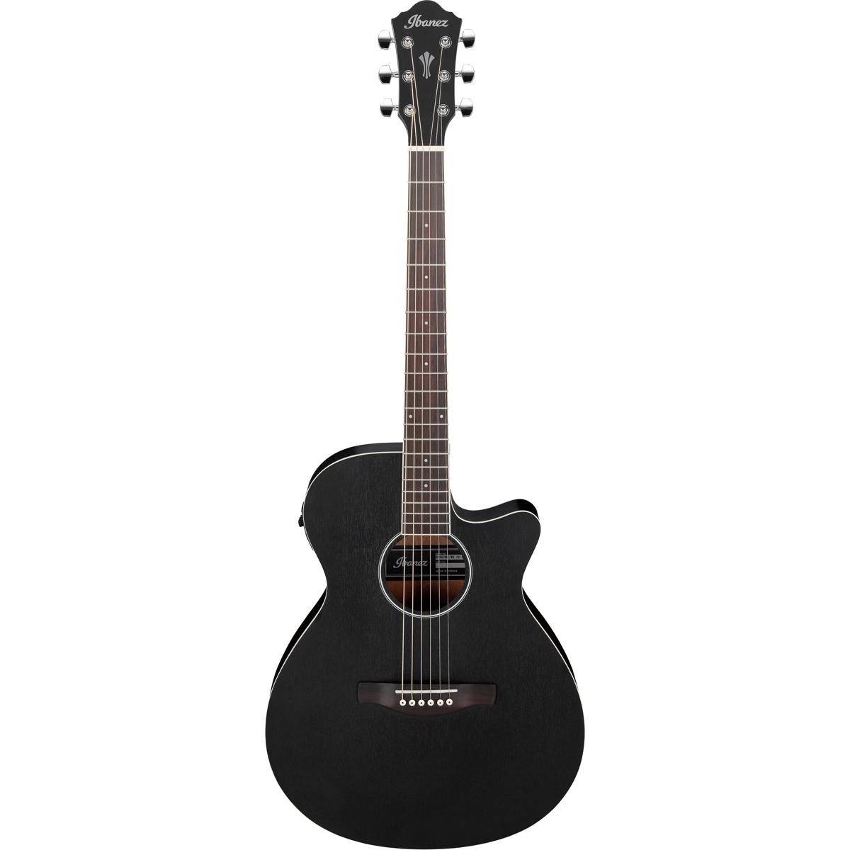 

Ibanez AEG Series AEG7MH Acoustic Electric Guitar, Weathered Black Open Pore