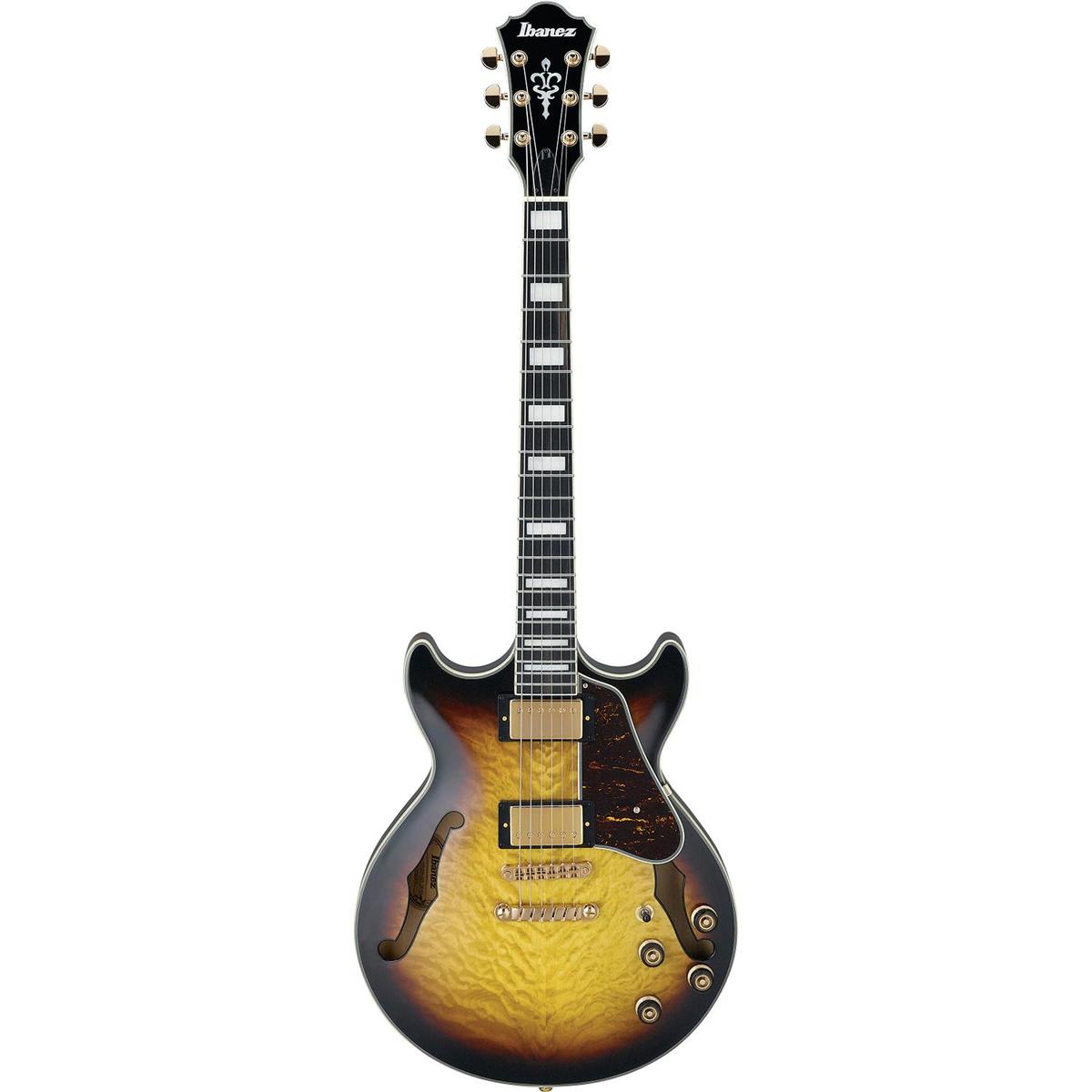

Ibanez AM93QM Artcore Expressionist Electric Guitar, Antique Yellow Sunburst