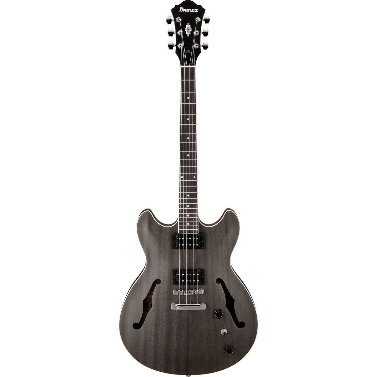 

Ibanez Artcore AS53 Hollow-Body Electric Guitar, Transparent Black Flat