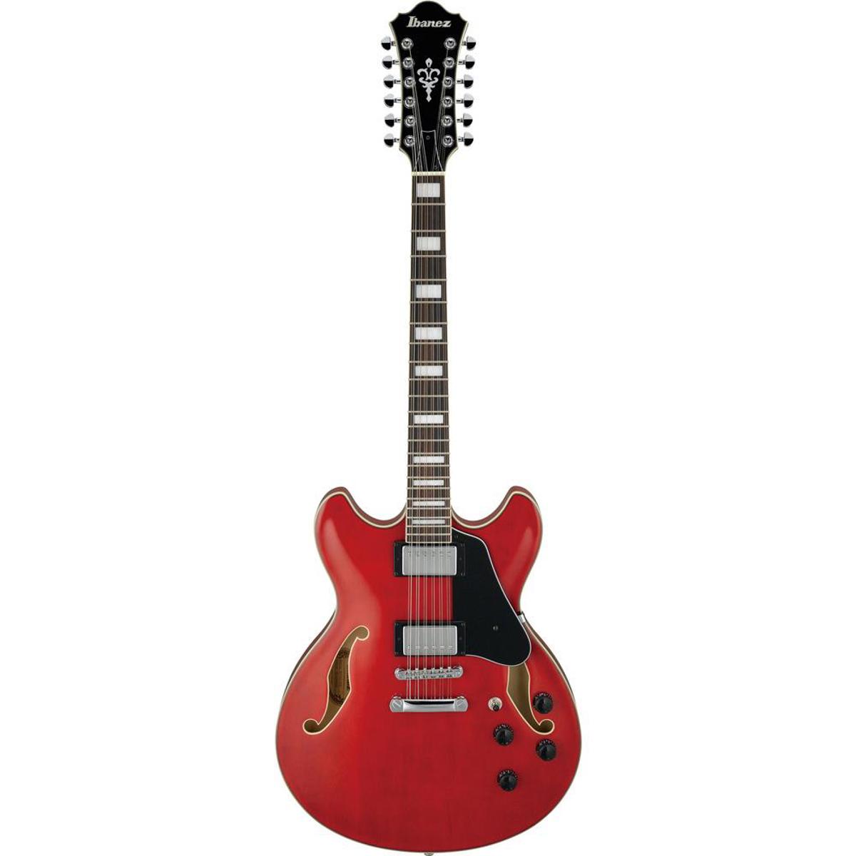 

Ibanez AS Artcore AS7312 12-String Electric Guitar, Transparent Cherry Red