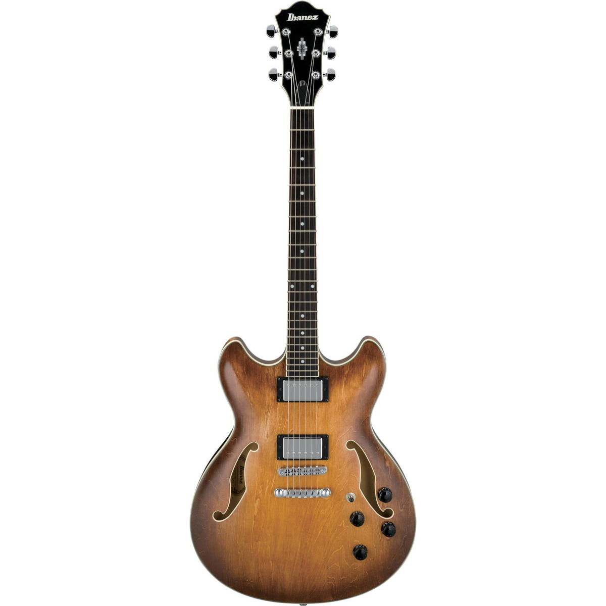 

Ibanez Artcore AS73 Semi-Hollow Electric Guitar, Bound Rosewood, Tobacco Brown