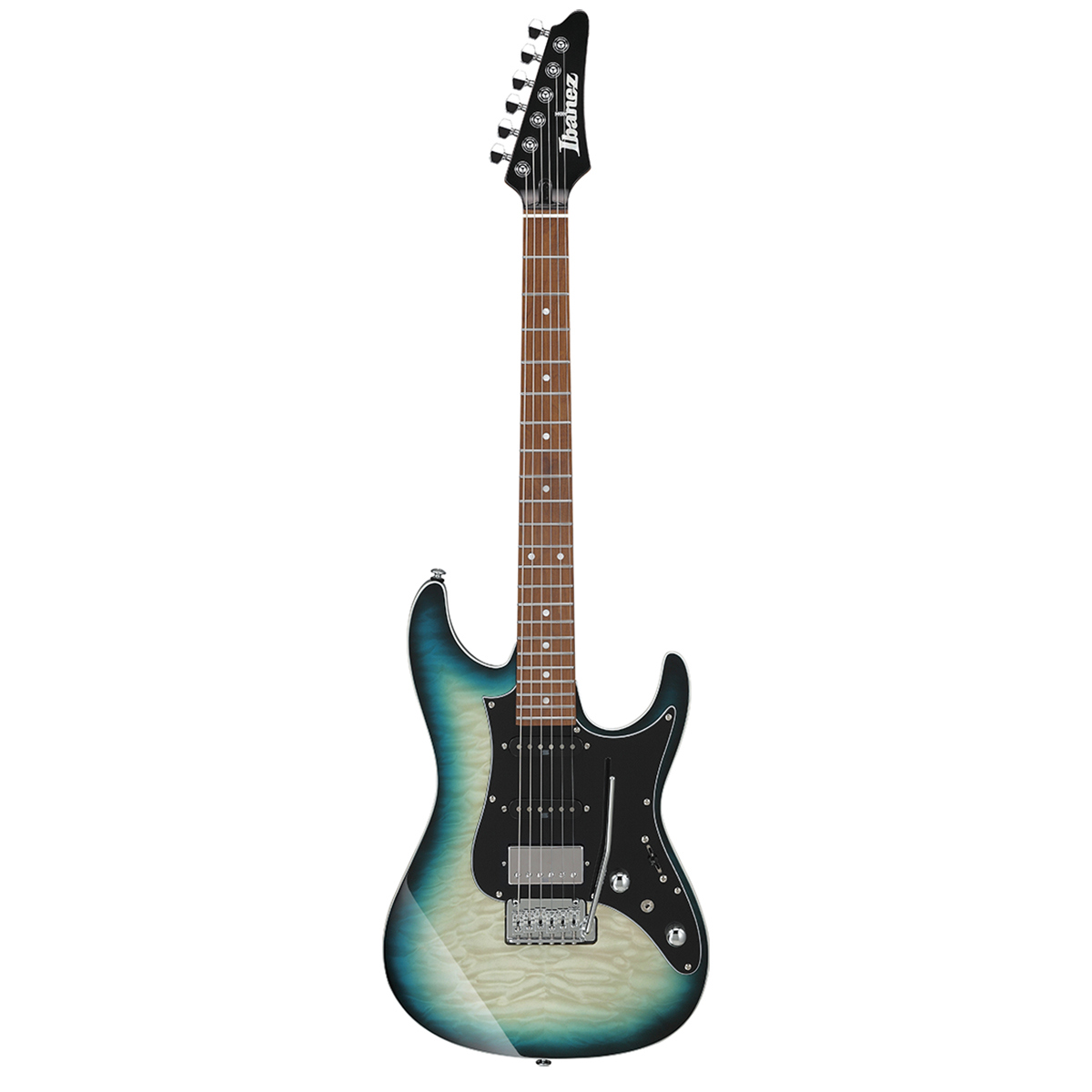 

Ibanez AZ Premium Series AZ24P1QM Electric Guitar, Deep Ocean Blonde