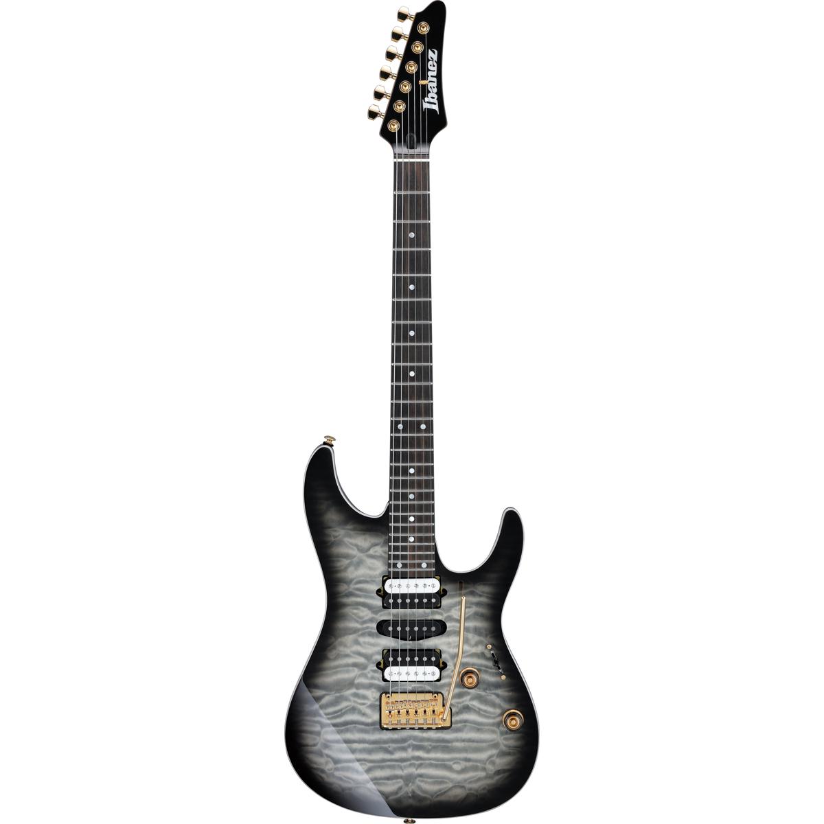 

Ibanez AZ Premium Series AZ47P1QM Electric Guitar, Black Ice Burst