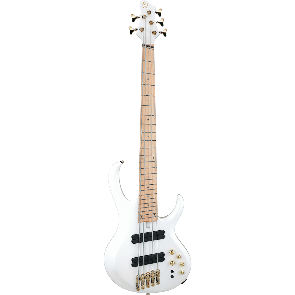 

Ibanez BTB Workshop BTB605MLM 5-String Electric Bass Guitar, Pearl White Matte