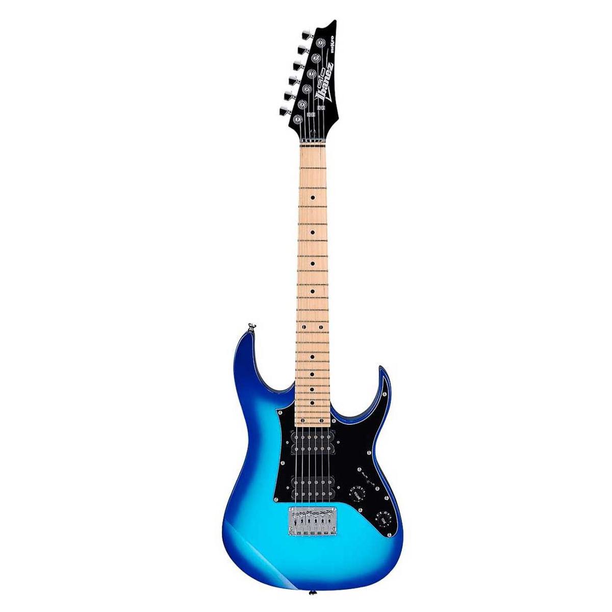 

Ibanez miKro Series GRGM21M Electric Guitar, Maple Fretboard, Blue Burst