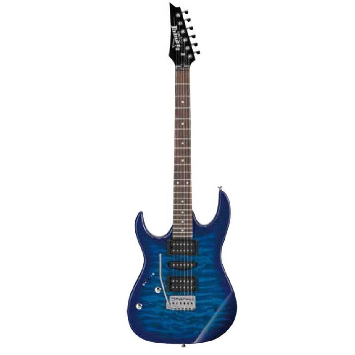 

Ibanez Gio GRX70QAL Left-Handed Electric Guitar, Rosewood Fingerboard,Blue Burst