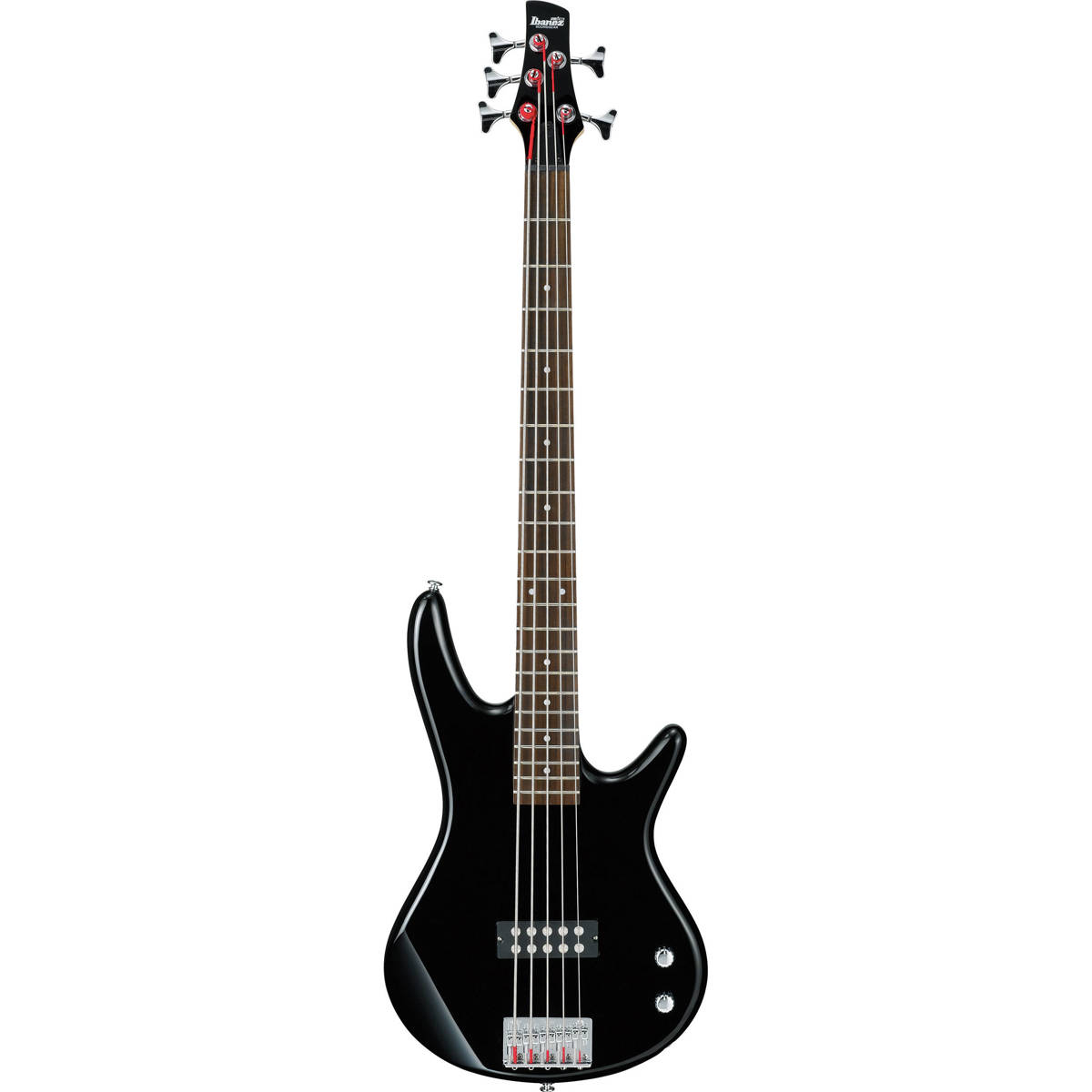

Ibanez GIO GSR105EX 5-String Electric Bass Guitar, Rosewood Fretboard, Black