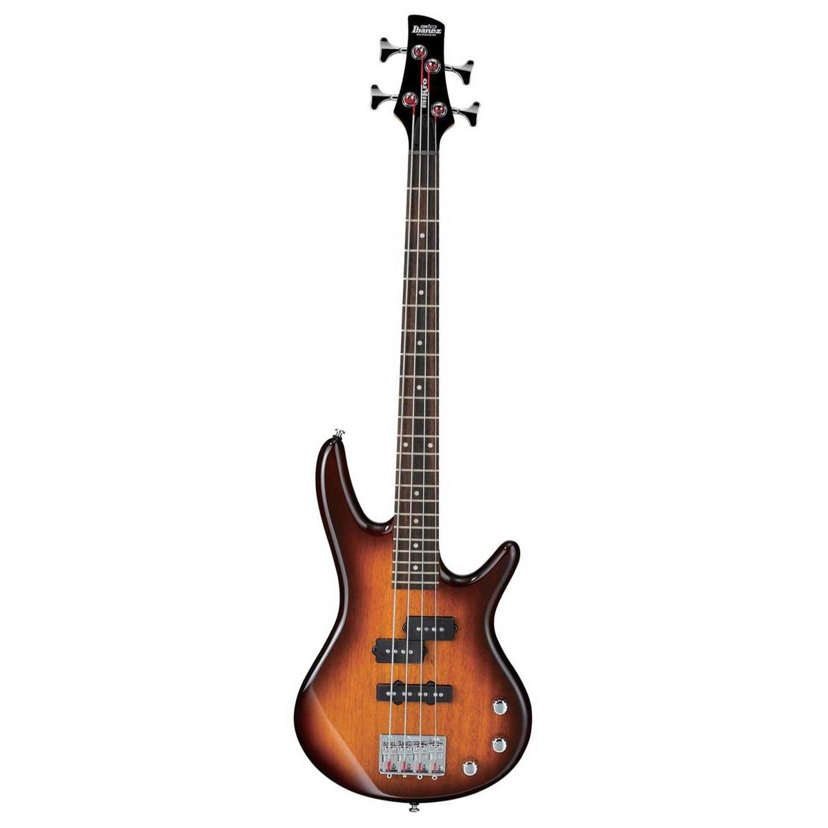 

Ibanez miKro Series GSRM20 Electric Bass Guitar, Brown Sunburst