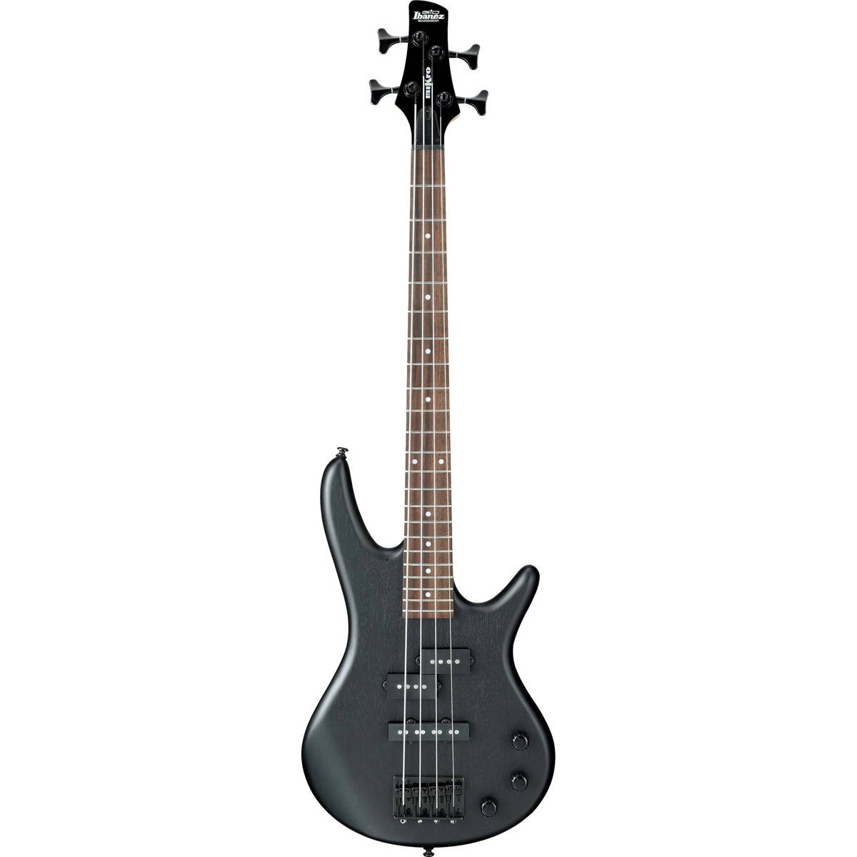 

Ibanez miKro Series GSRM20B Electric Bass Guitar, Weathered Black