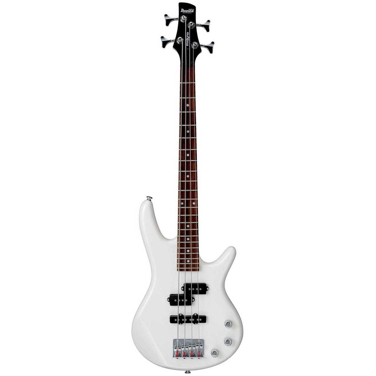 

Ibanez miKro Series GSRM20 Electric Bass Guitar, Pearl White