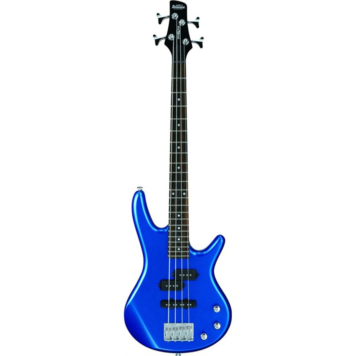 

Ibanez miKro Series GSRM20 Electric Bass Guitar, Starlight Blue