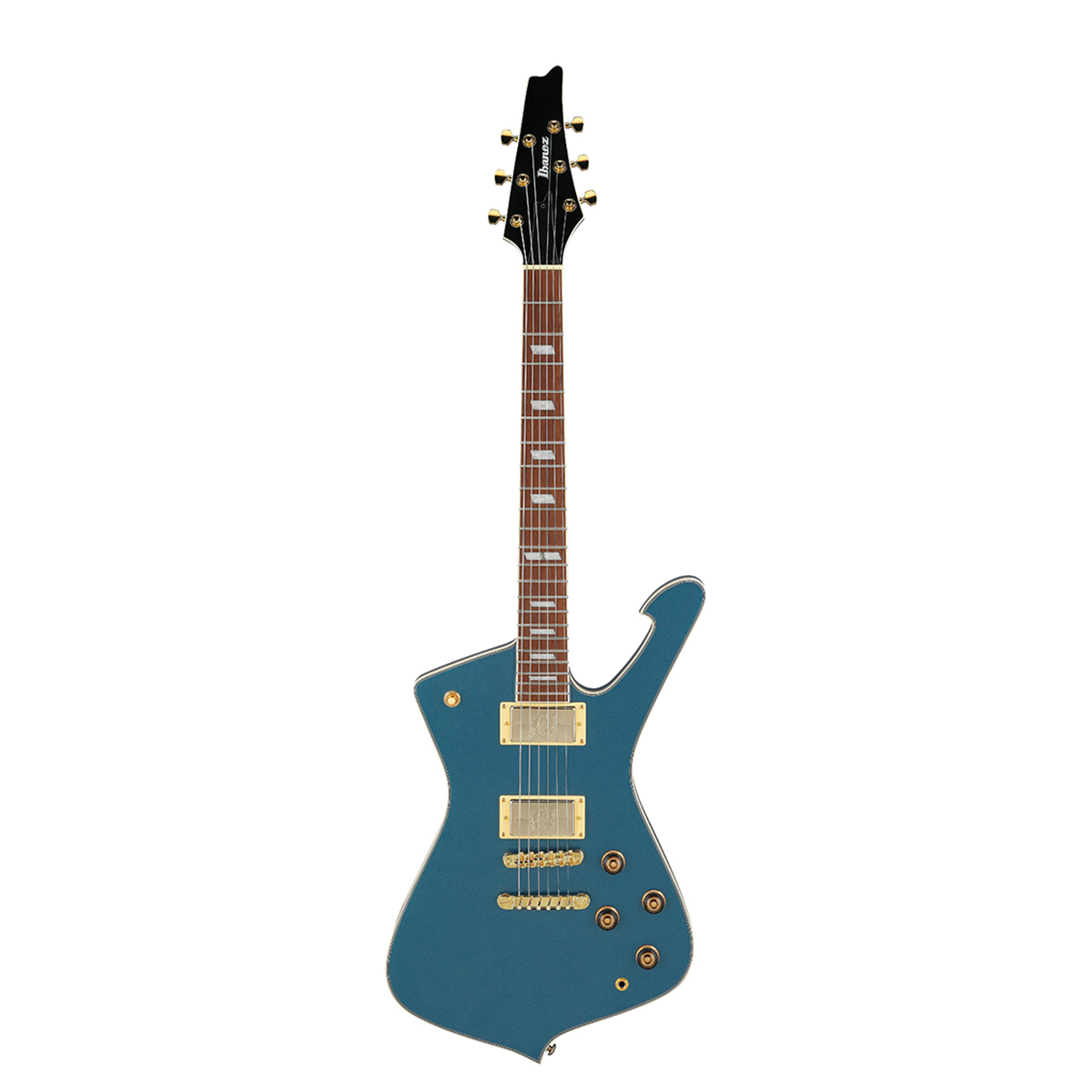 

Ibanez Iceman Standard Series IC420 Electric Guitar Antique Blue Metallic