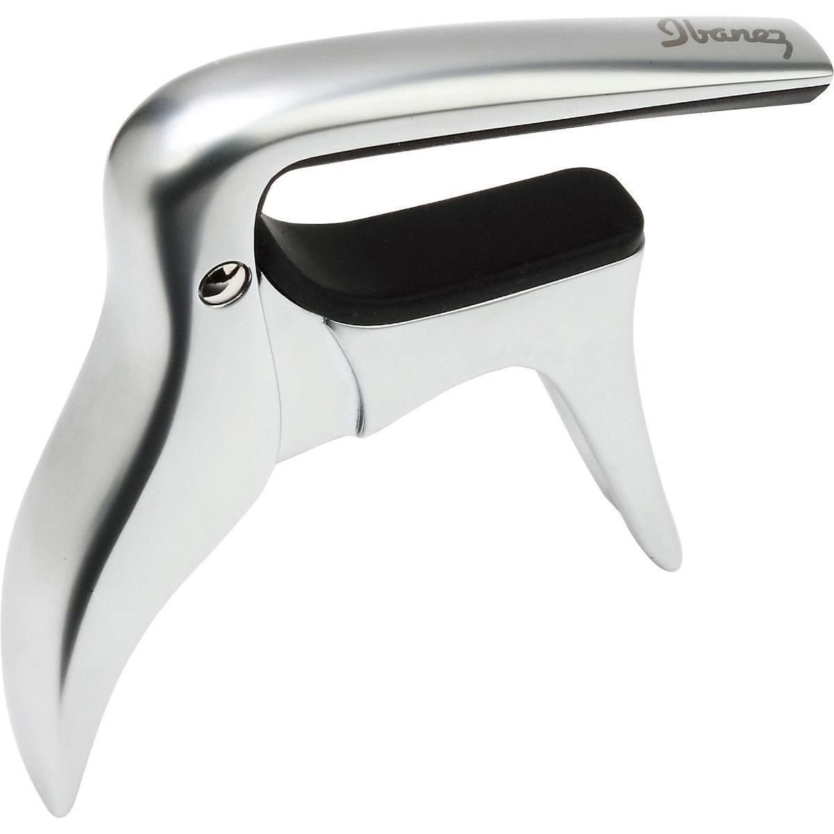 Ibanez Stainless Steel Capo for Acoustic and Electric Guitars, Silver -  IGC10