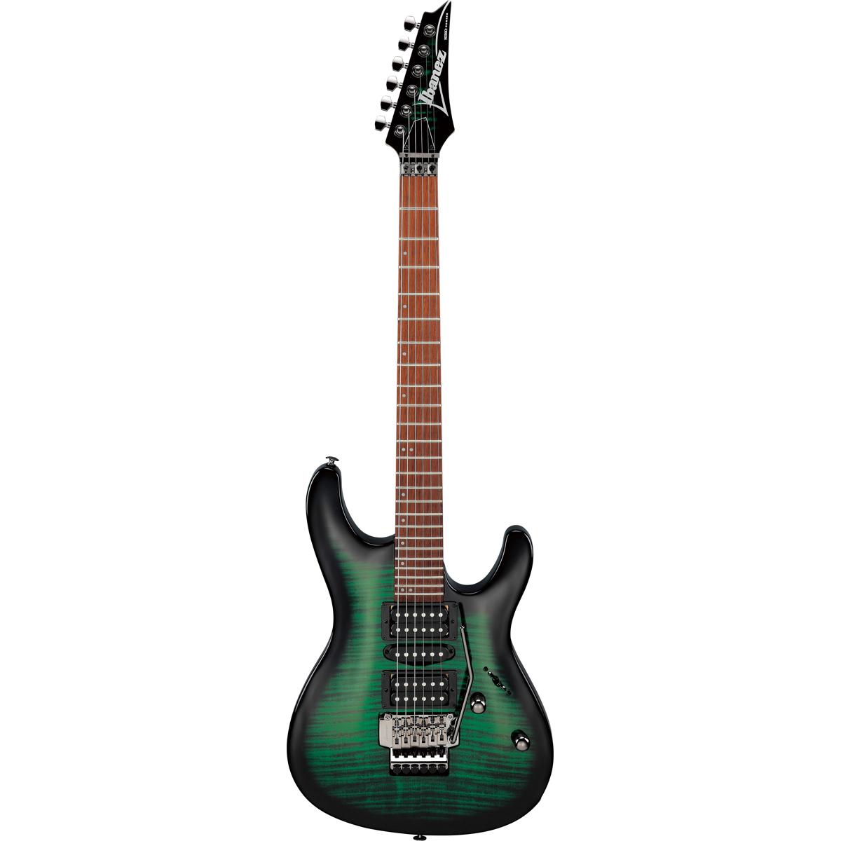

Ibanez Kiko Loureiro Signature KIKOSP3 Electric Guitar,Transparent Emerald Burst