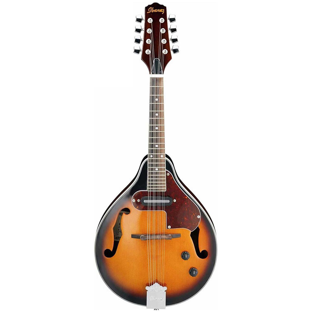 

Ibanez M510E A-Style Mandolin, Magnetic Single Pickup, Brown Sunburst High Gloss