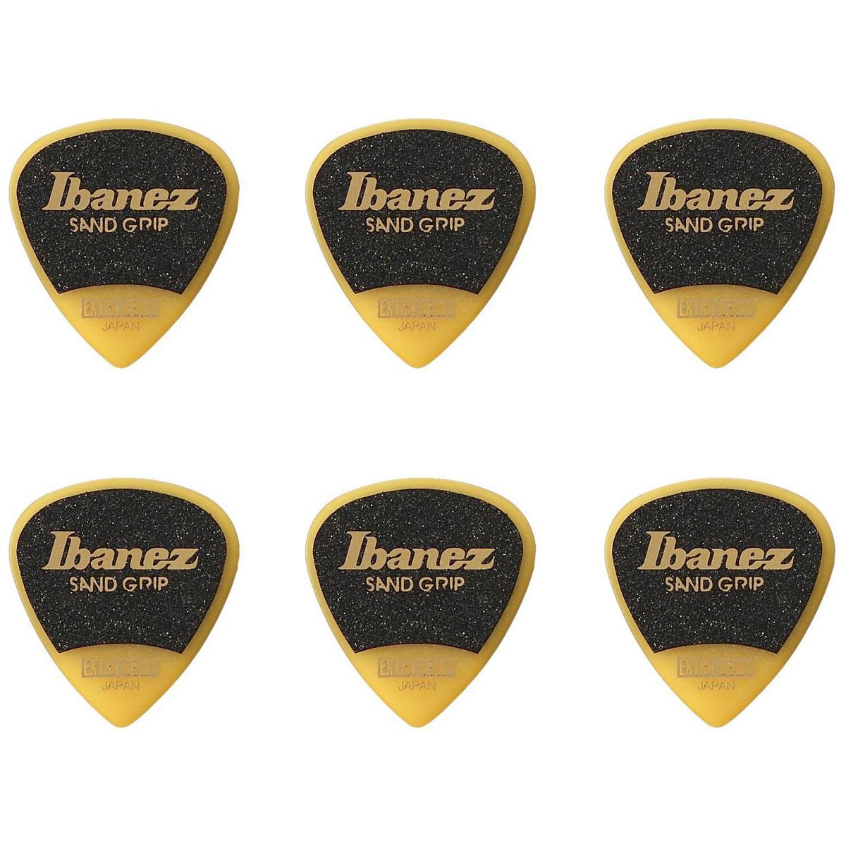

Ibanez 1.2mm Thickness Pick, Sand Grip, Extra Heavy, 6 Pack, Yellow