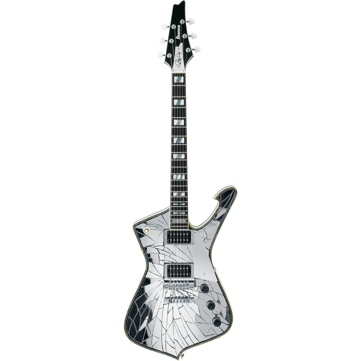 

Ibanez Paul Stanley Signature PS1CM Electric Guitar, Bound Ebony, Chrome
