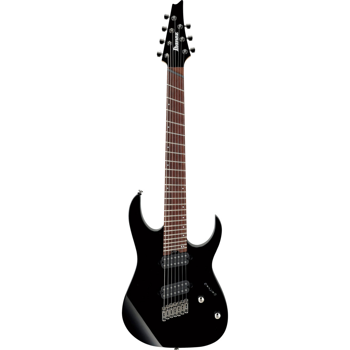 

Ibanez RG Iron Label RGMS7 Multi Scale 2018 7-String Electric Guitar, Black