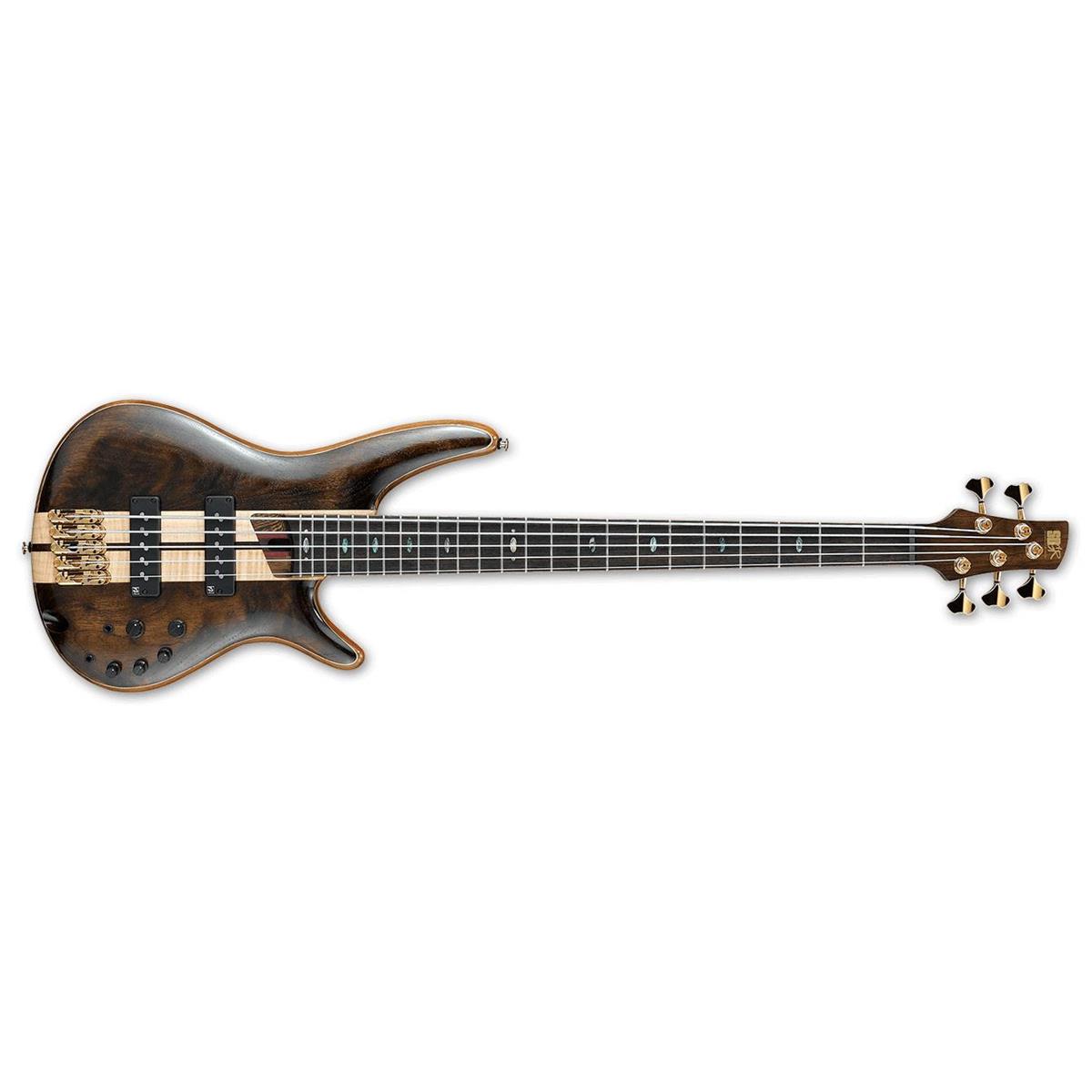Ibanez SR Premium SR182 5-String Electric Bass Guitar, Natural Low Gloss -  SR1825NTL