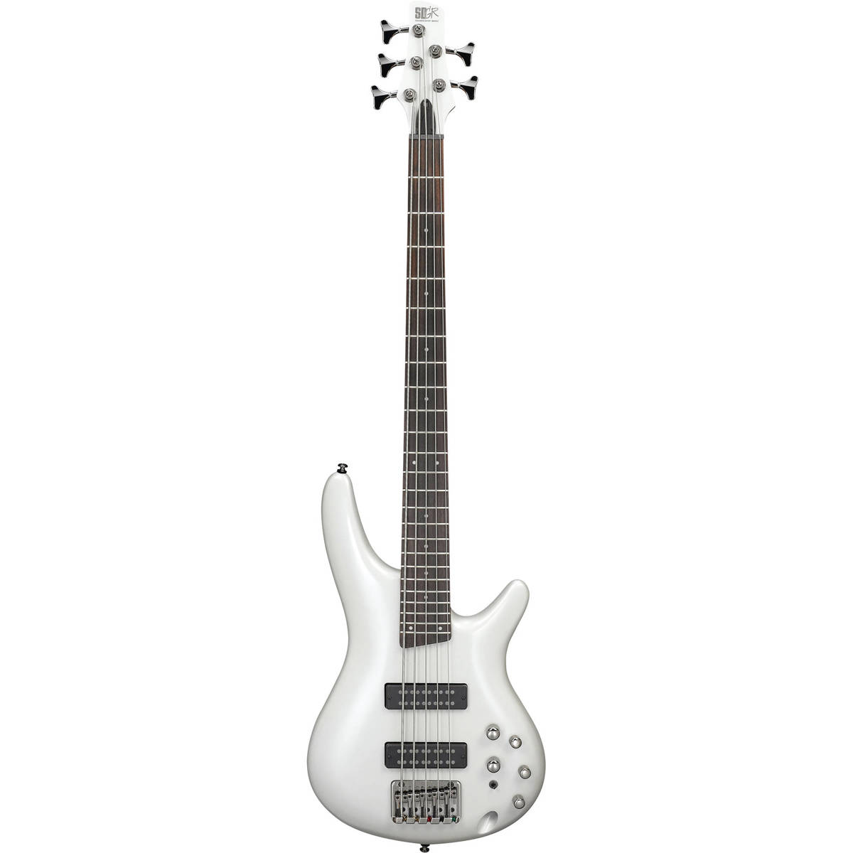 

Ibanez SR Standard SR305E 5-String Electric Bass Guitar, Pearl White