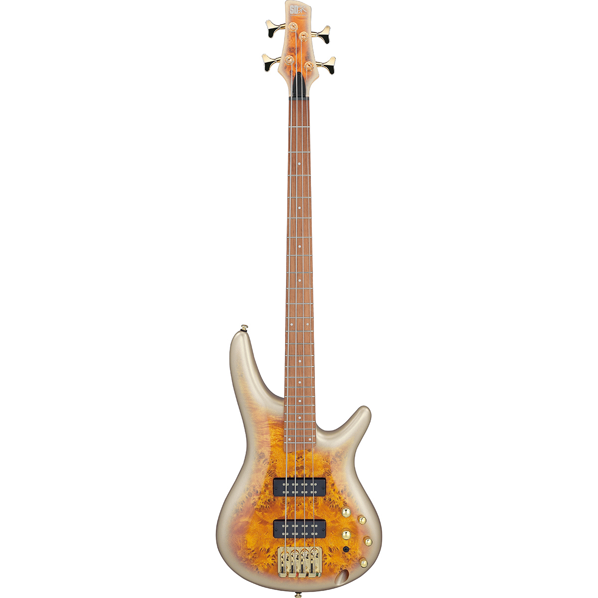 

Ibanez SR Standard Series SR305EDX 5-String Electric Bass Guitar Black Ice Frozen Matte