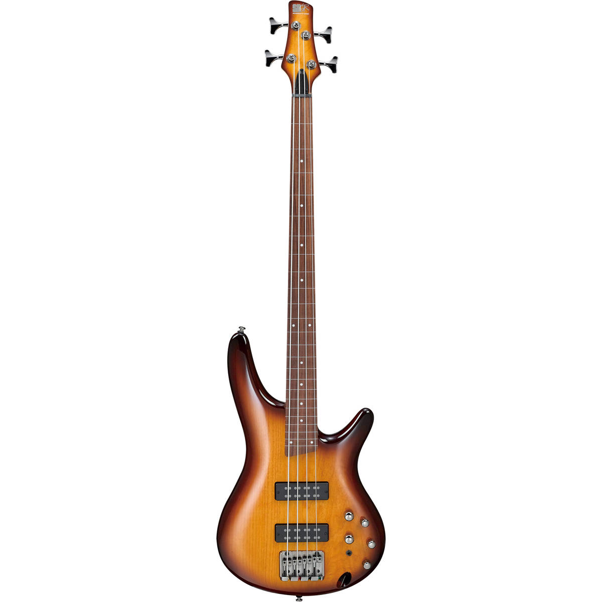 

Ibanez SR Standard SR370EF Electric Bass Guitar, Brown Burst