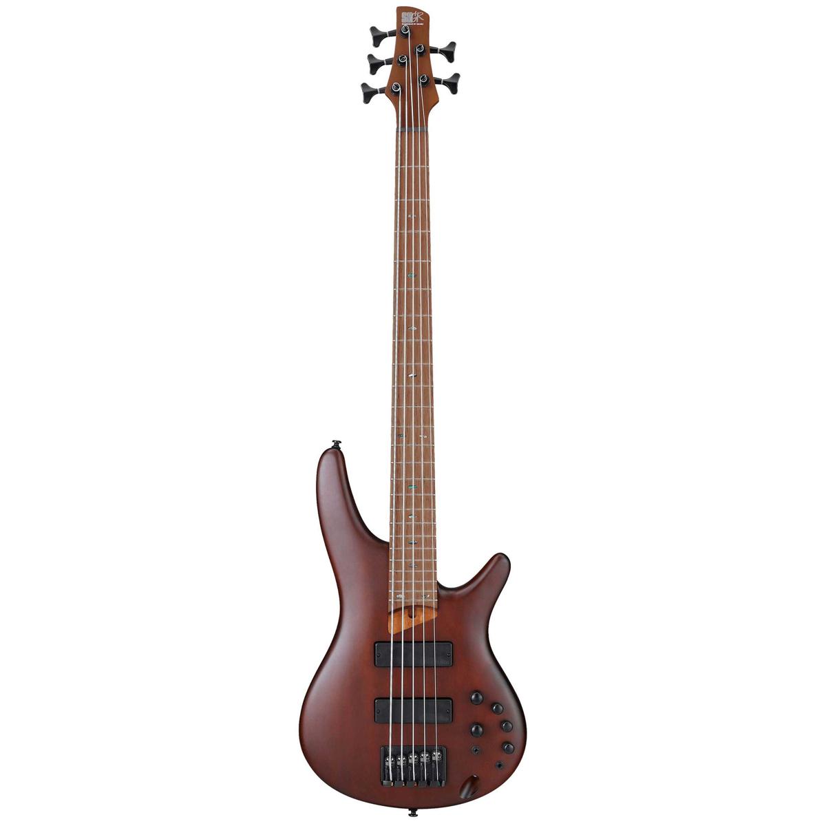 

Ibanez SR505E SR Standard 5-String Electric Bass Guitar, Brown Mahogany