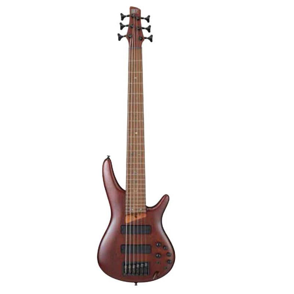 

Ibanez SR Standard SR506E Electric Bass Guitar, Brown Mahogany
