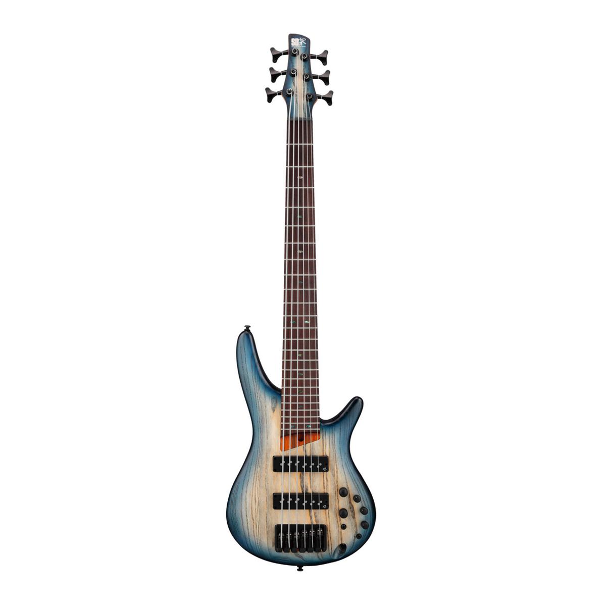 

Ibanez SR606E SR Standard Electric Bass Guitar, Cosmic Blue Starburst Flat