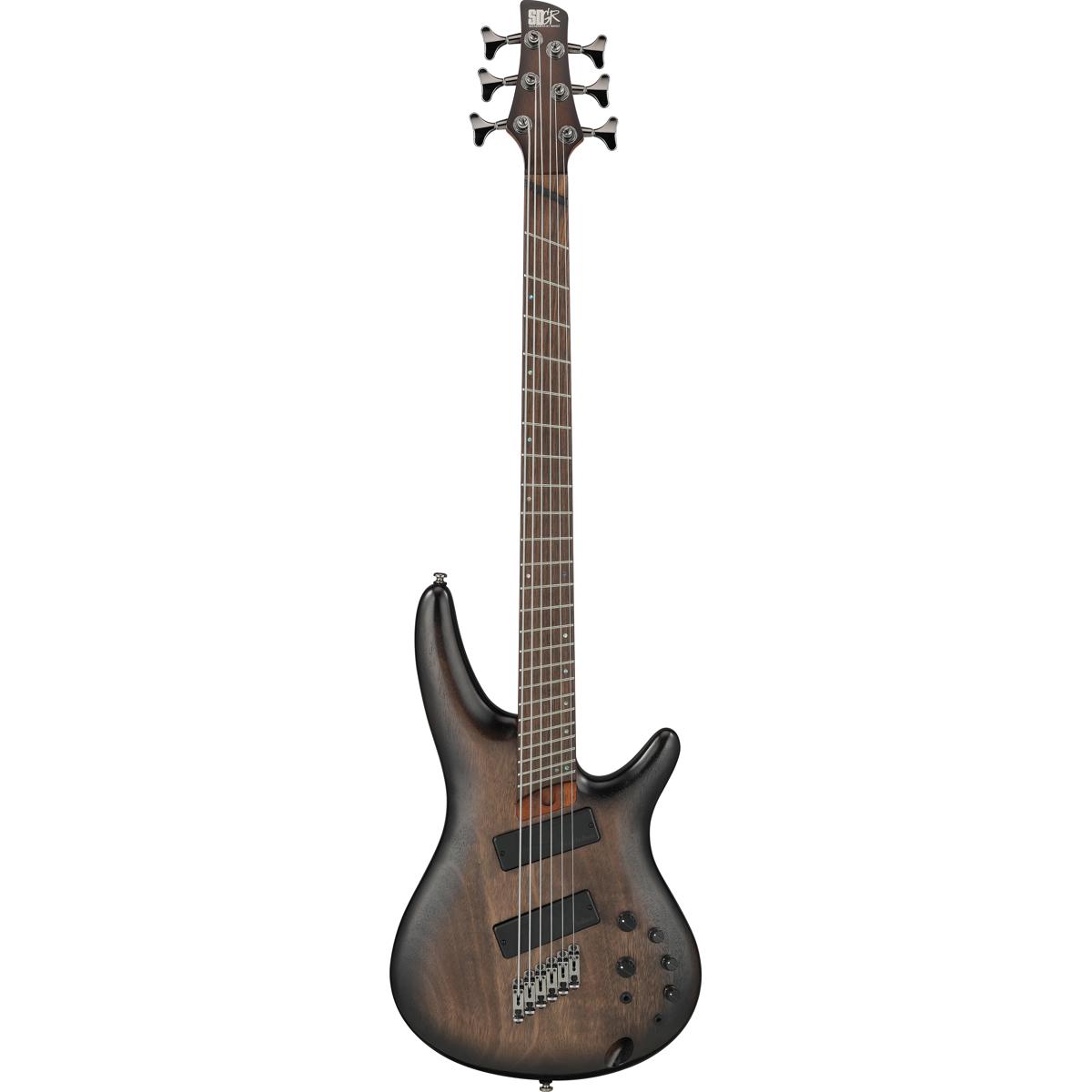 

Ibanez SR Workshop SRC6MS Electric Bass Guitar, Black Stained Burst Low Gloss