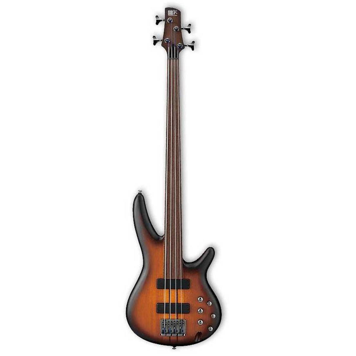 

Ibanez SR SRF700 Electric Bass Guitar, Brown Burst Flat