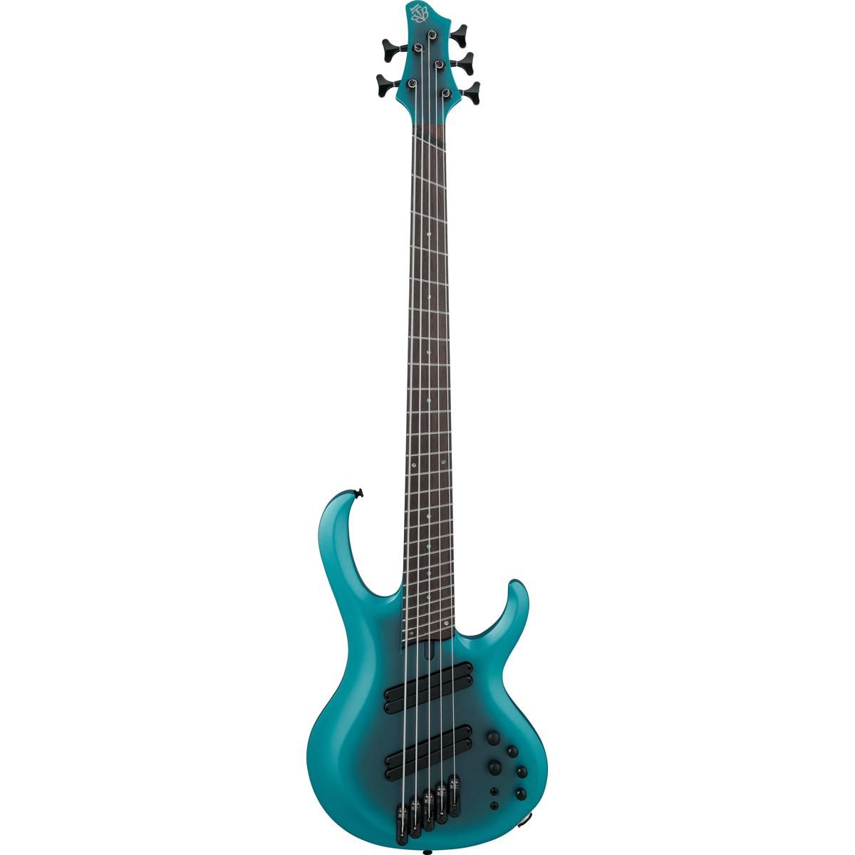 

Ibanez BTB Workshop BTB605MS 5-String Electric Bass Guitar, Cerulean Aura Matte