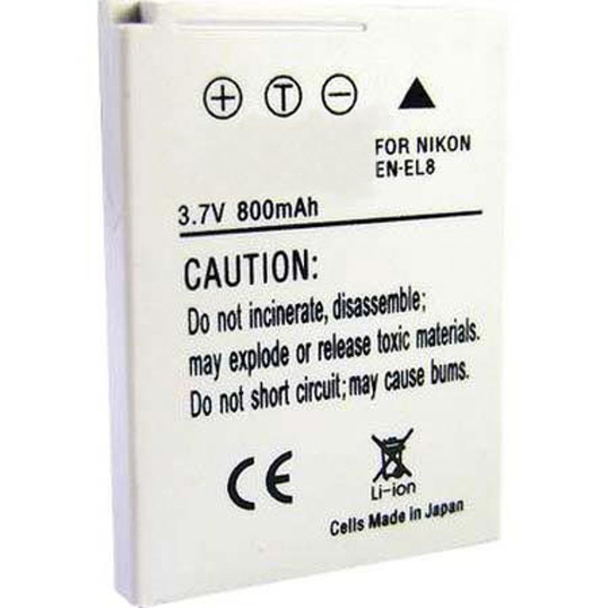 

Adorama EN-EL8 3.7V 800mAh Lithium-Ion Battery for Nikon CoolPix Series Cameras