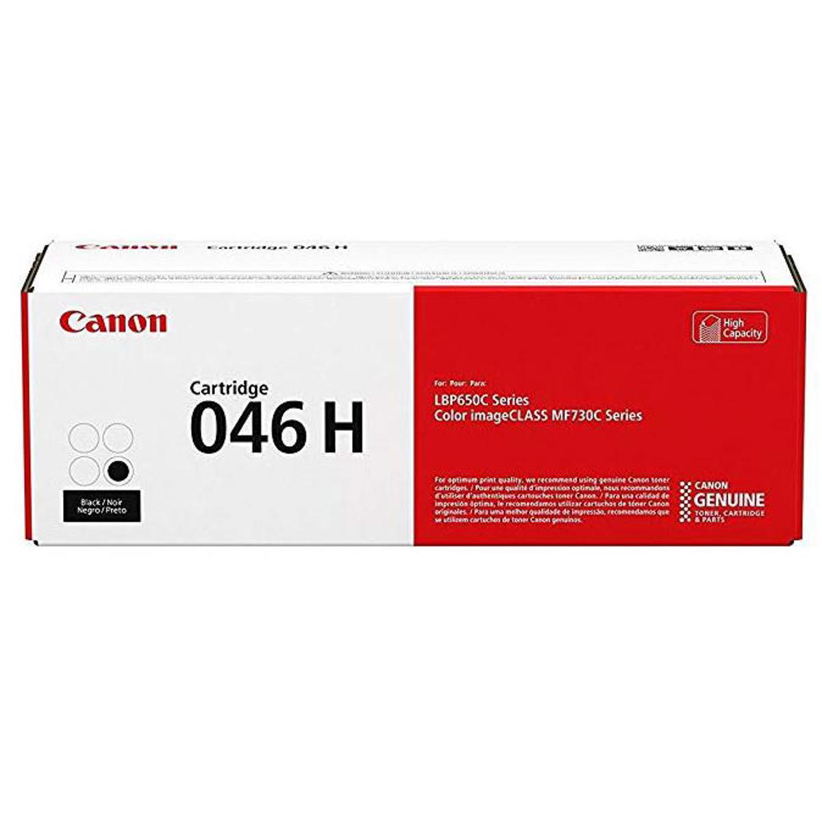 

Canon Black 046 High Capacity Laser Toner Cartridge, 6300 Page Yield