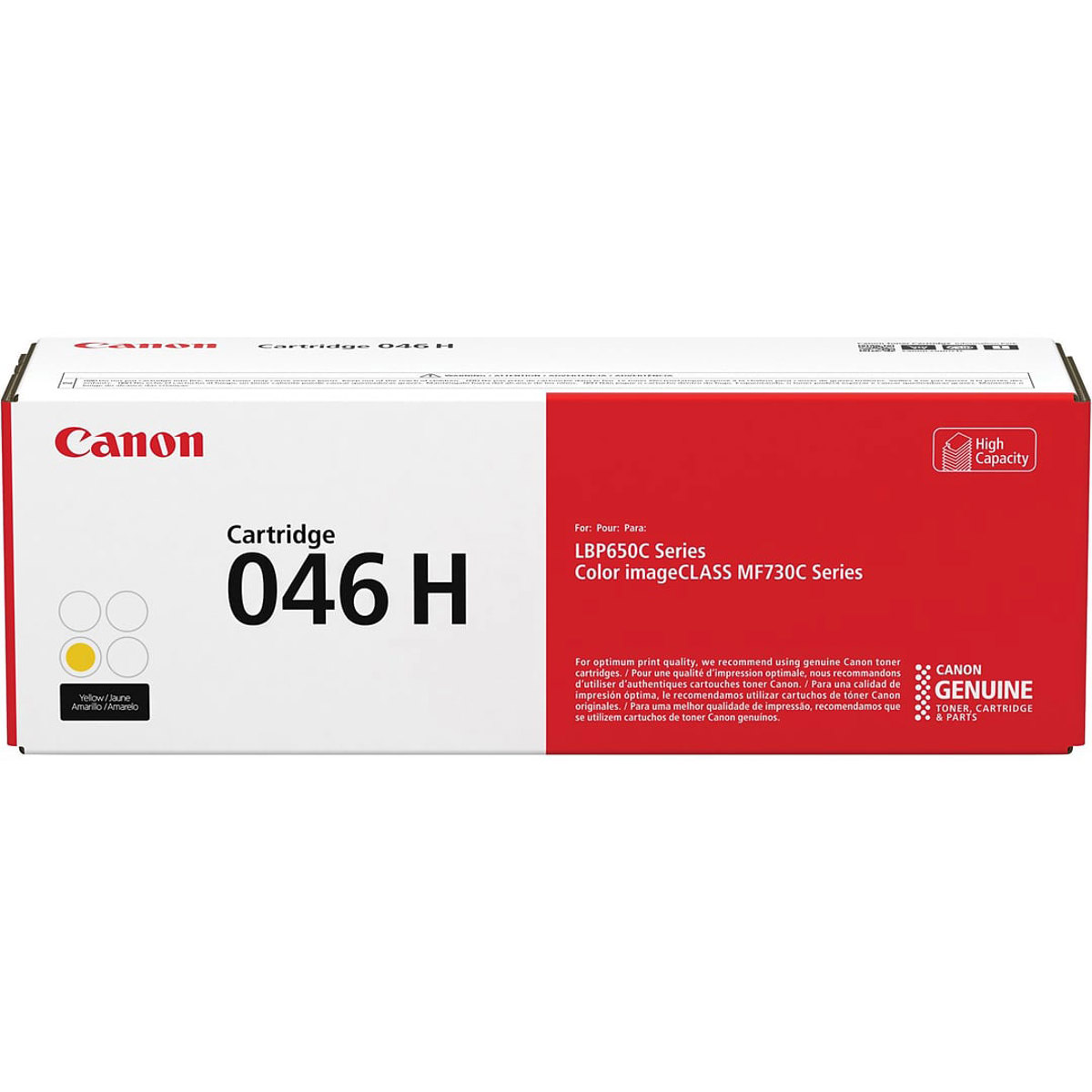 

Canon Yellow 046 High Capacity Laser Toner Cartridge, 5000 Page Yield