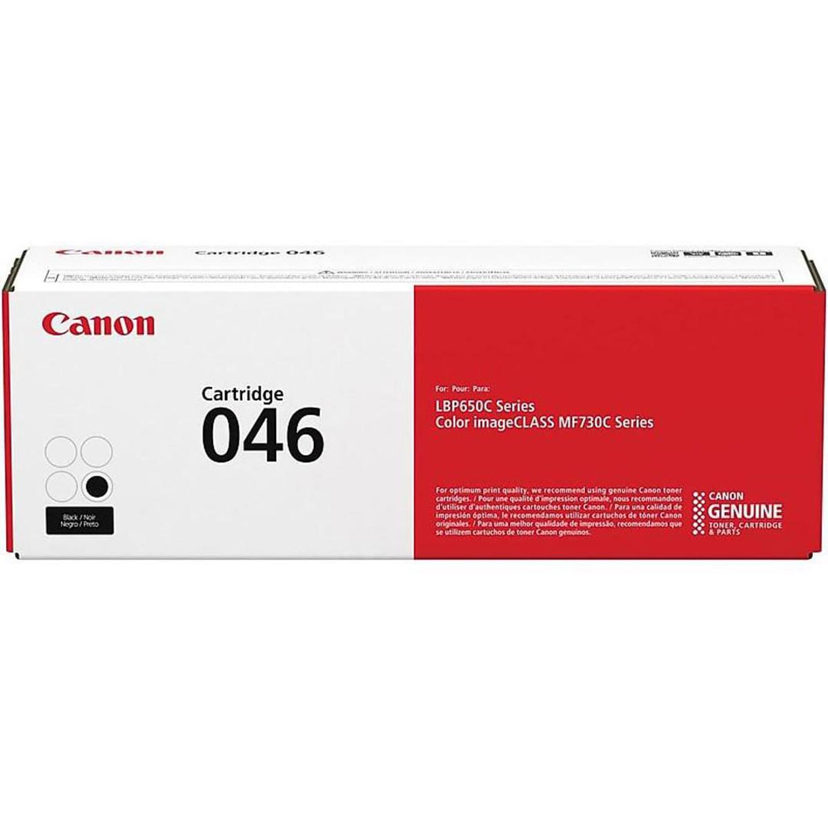 

Canon Black 046 Standard Capacity Laser Toner Cartridge, 2200 Page Yield