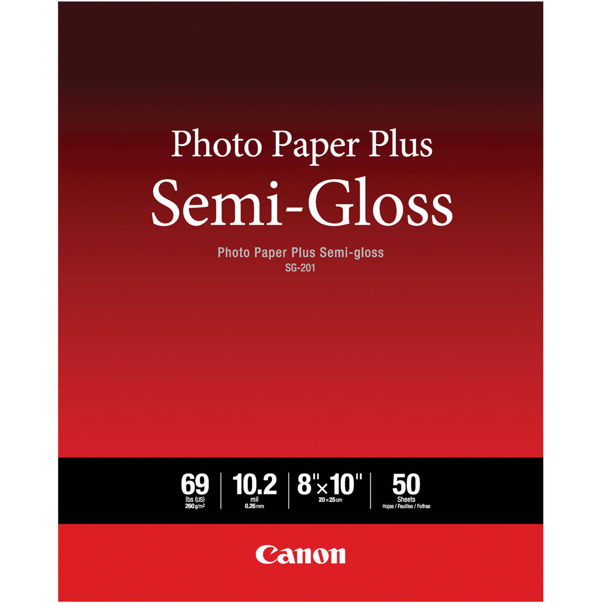 Image of Canon Plus Semi-Gloss Photo Paper (8x10&quot;)