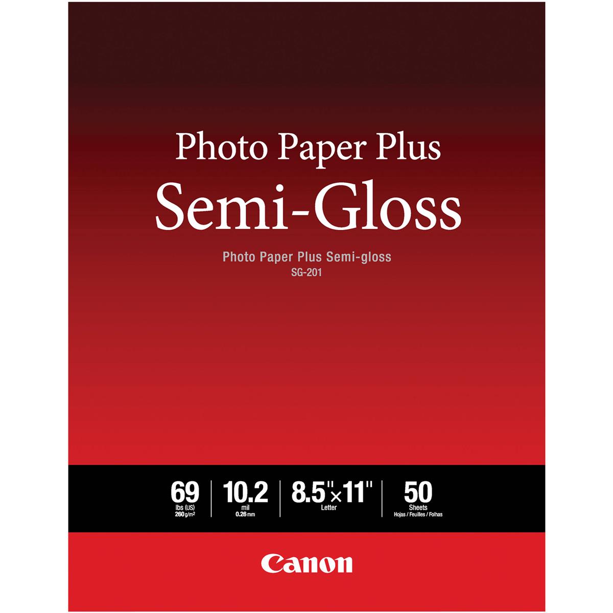 Image of Canon Plus Semi-Gloss Photo Paper (8.5x11&quot;)